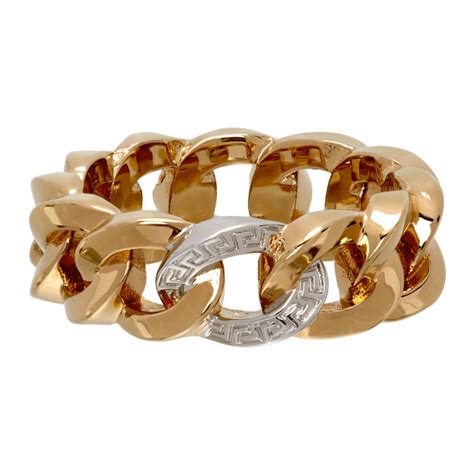 versace role chain|versace ring women.